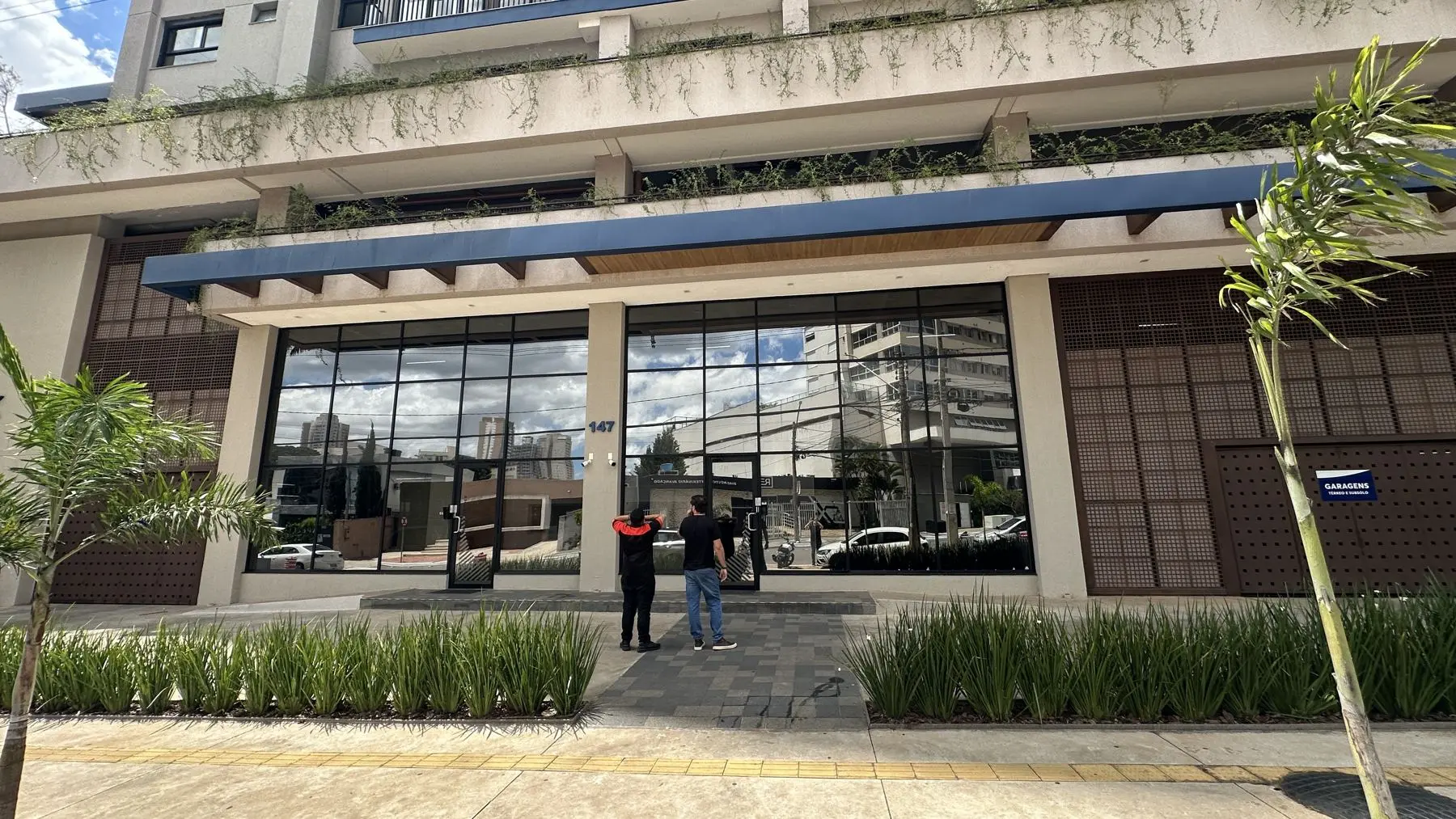 Entrada de condomínio residencial