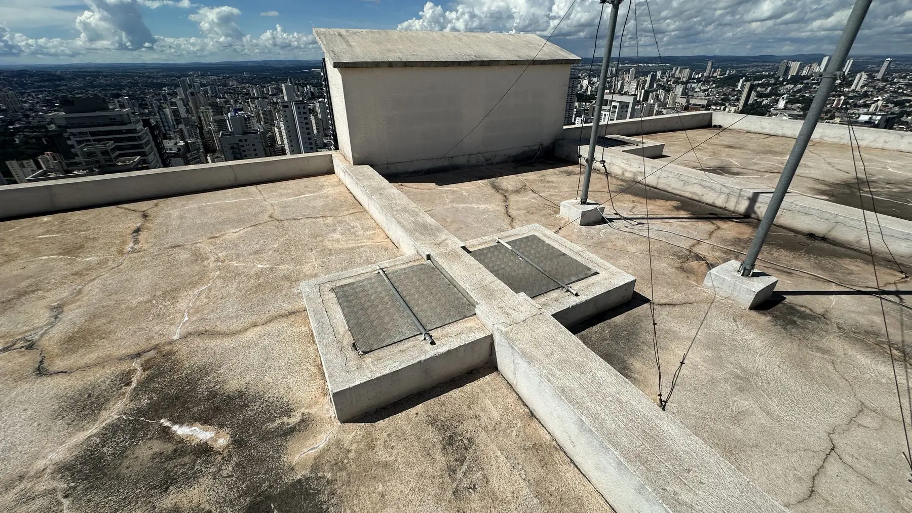 Laje de cobertura de edifício